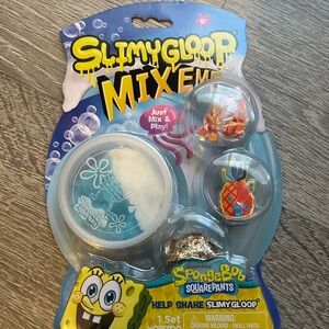 SpongeBob SquarePants Slimygloop Mix'Ems Set - Yellow and Blue